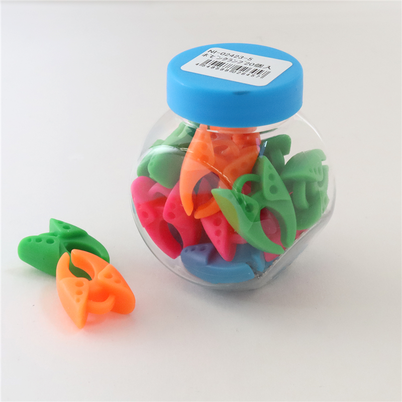 日本紐釦貿易 ボビンクランプ 20個入 マルチカラー NI-02423-5 (ご注文単位1束)【直送品】