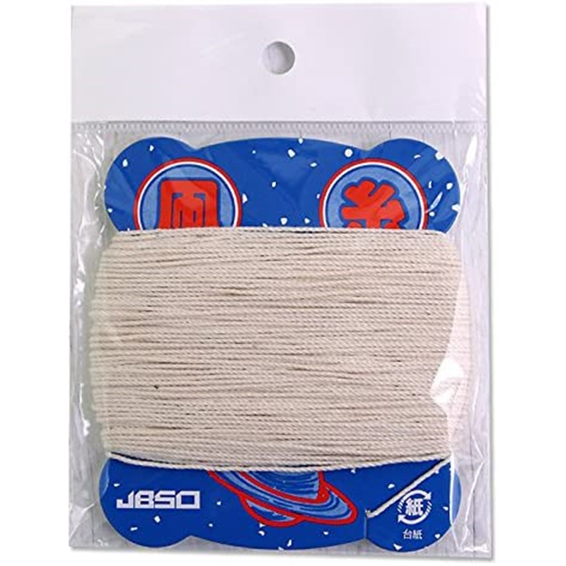 日本紐釦貿易 生川商店 綿タコ糸カード巻 20/15 30m巻 F9-TAKO （ご注文単位1枚）【直送品】