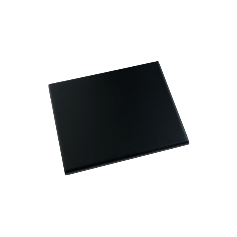 日本紐釦貿易 黒台 四角 艶消し 15×12cm 1枚入 EM4 (ご注文単位1枚)【直送品】