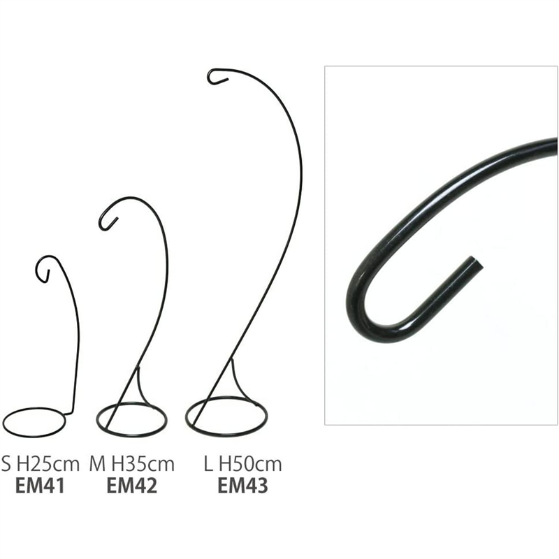 日本紐釦貿易 ハンガースタンド L H50cm EM43 (ご注文単位1個)【直送品】