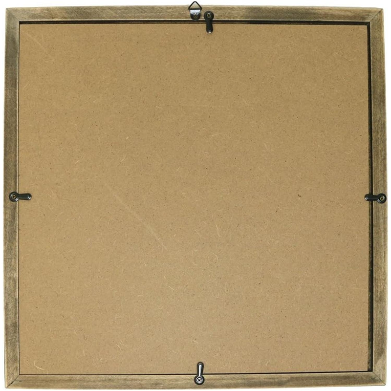 日本紐釦貿易 クラフトフレーム 正方形 中 内径16×16cm 焦茶 CX111 （ご注文単位1枚）【直送品】