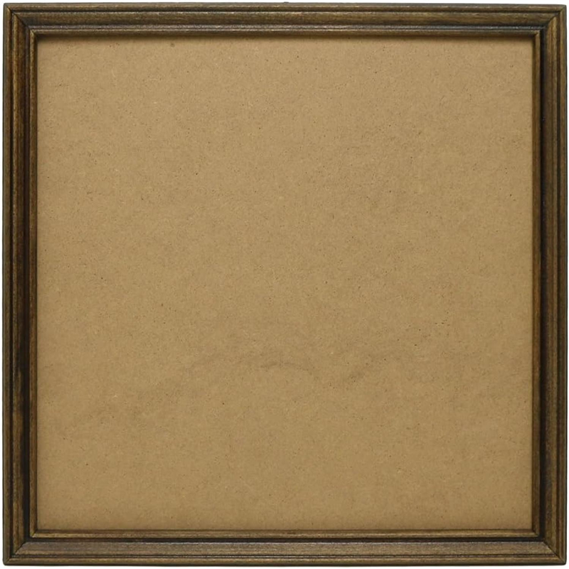 日本紐釦貿易 クラフトフレーム 正方形 大 内径30×30cm 焦茶 CX113 （ご注文単位1枚）【直送品】