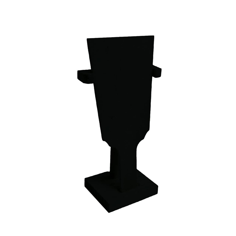 日本紐釦貿易 スタンド付ミニ羽子板 黒 飾り台付き 1組入 CC1291 （ご注文単位1組）【直送品】