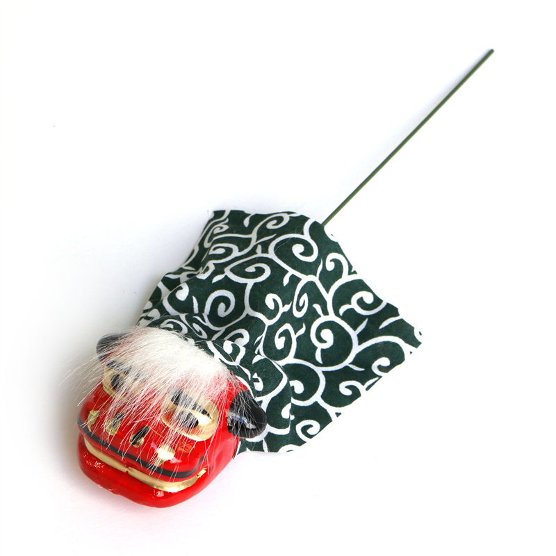 日本紐釦貿易 お正月飾り ミニ獅子頭ピック 大 M100-L (ご注文単位1個)【直送品】