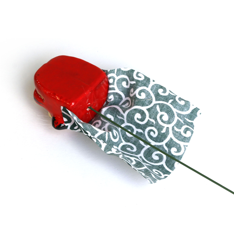 日本紐釦貿易 お正月飾り ミニ獅子頭ピック 大 M100-L (ご注文単位1個)【直送品】