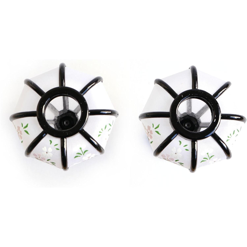 日本紐釦貿易 ひな人形布製ぼんぼり 9cm S30-10 （ご注文単位1組）【直送品】