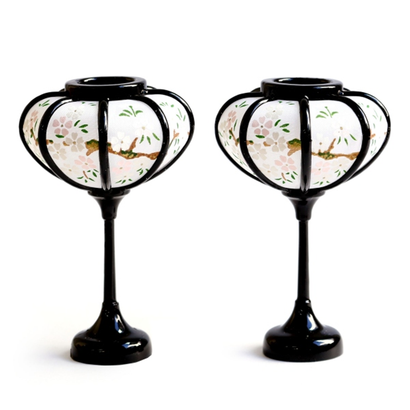 日本紐釦貿易 ひな人形布製ぼんぼり 9cm S30-10 （ご注文単位1組）【直送品】