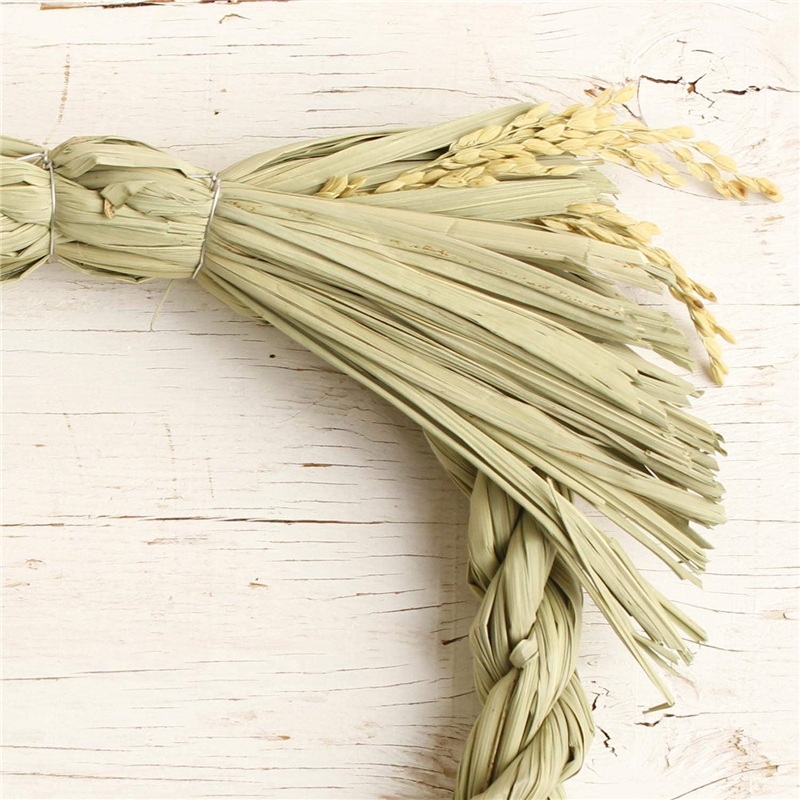 日本紐釦貿易 しめ縄リースΦ22cm 1個 S32-22 (ご注文単位1個)【直送品】