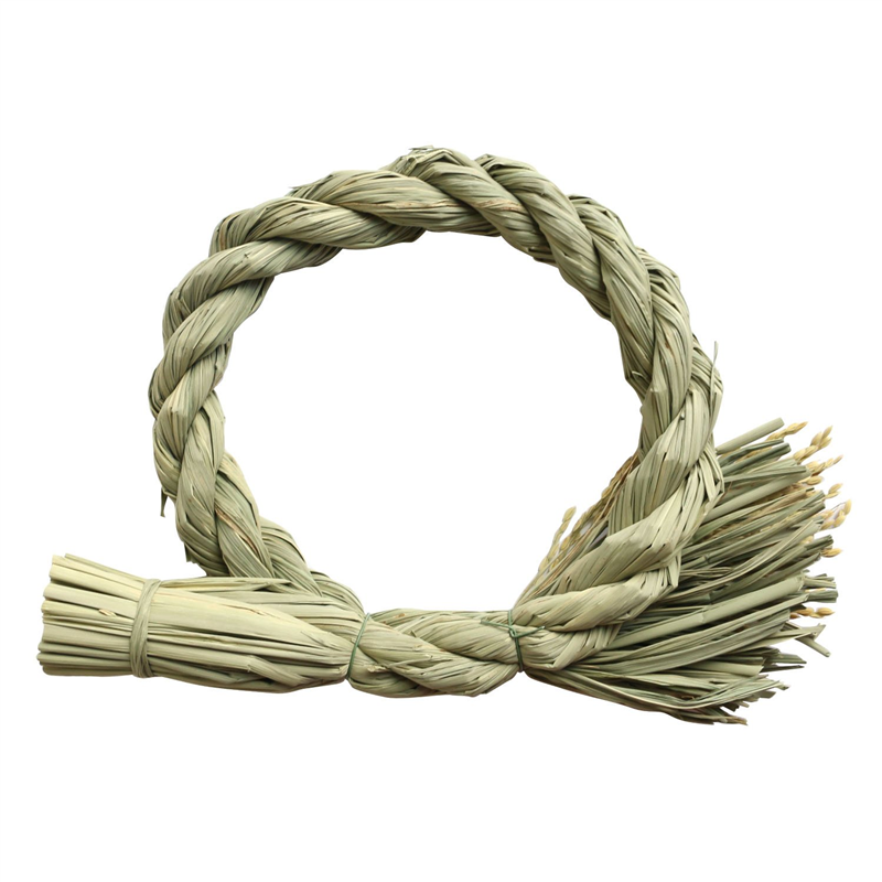 日本紐釦貿易 しめ縄リースΦ22cm 1個 S32-22 (ご注文単位1個)【直送品】