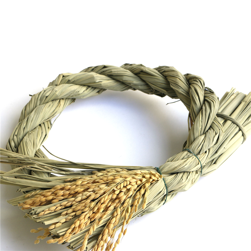日本紐釦貿易 しめ縄リースΦ22cm 1個 S32-22 (ご注文単位1個)【直送品】