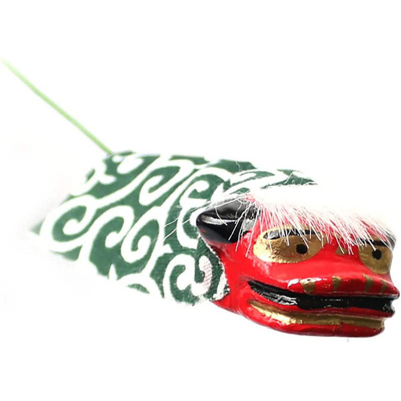 日本紐釦貿易 お正月飾り ミニ獅子頭ピック 小 M100-32-S (ご注文単位1個)【直送品】