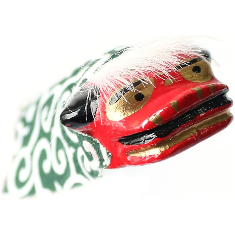 日本紐釦貿易 お正月飾り ミニ獅子頭ピック 小 M100-32-S (ご注文単位1個)【直送品】