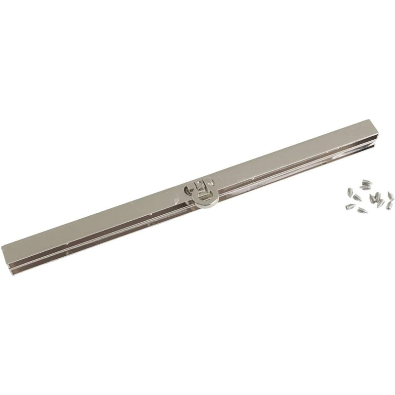 日本紐釦貿易 レシピ付 文鎮口金 シルバー 19cm 1個 BCK190-S （ご注文単位1個）【直送品】