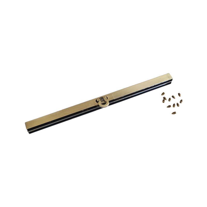 日本紐釦貿易 レシピ付 文鎮口金 アンティークゴールド 19cm 1個 BCK190-AG (ご注文単位1個)【直送品】