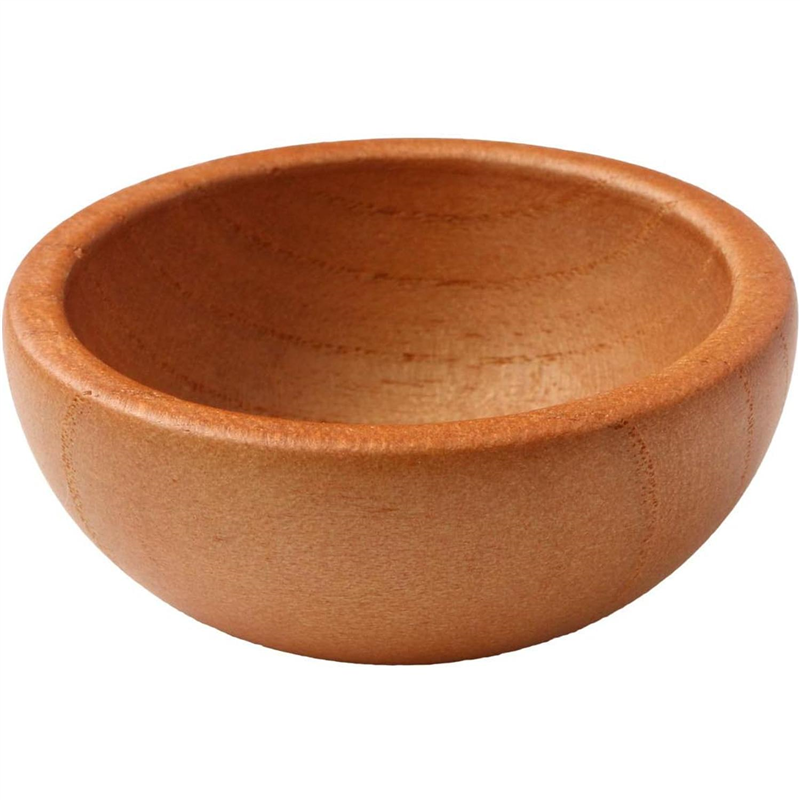 日本紐釦貿易 ウッドボウル 茶 φ7×H3cm 1個 CC1280H-1 （ご注文単位1束）【直送品】