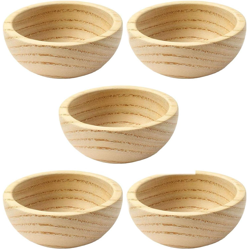 日本紐釦貿易 ウッドボウル 白木 φ7×H3cm 5個 CC1297H-5 （ご注文単位1束）【直送品】