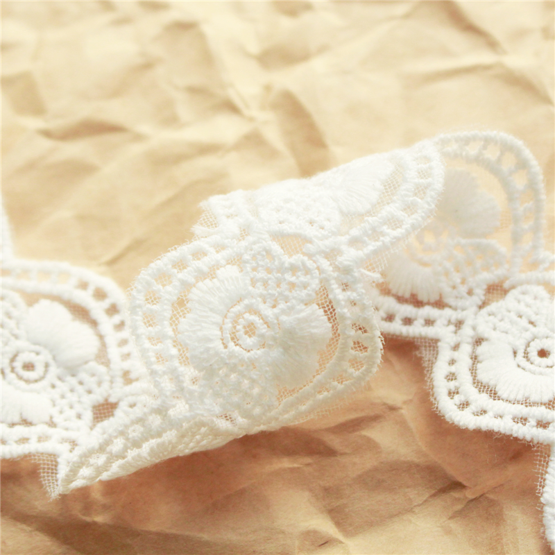 日本紐釦貿易 チュールレース 10ヤード(約9m) 巾34mm ホワイト TT-26311-10Y (ご注文単位1巻)【直送品】