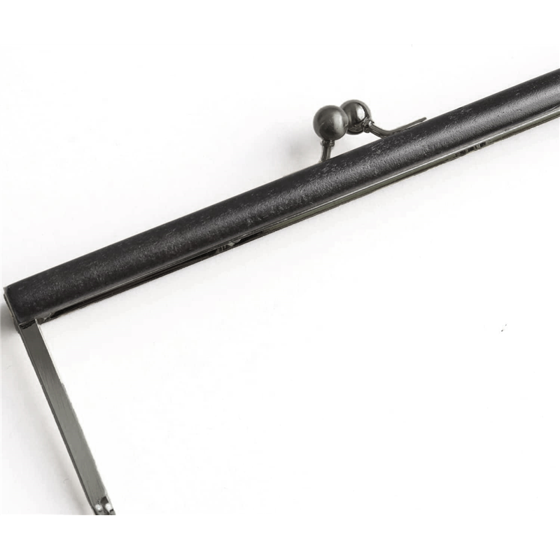 日本紐釦貿易 ウッドバー付き浮足口金 大 黒 1個入 TYK5-B (ご注文単位1本)【直送品】