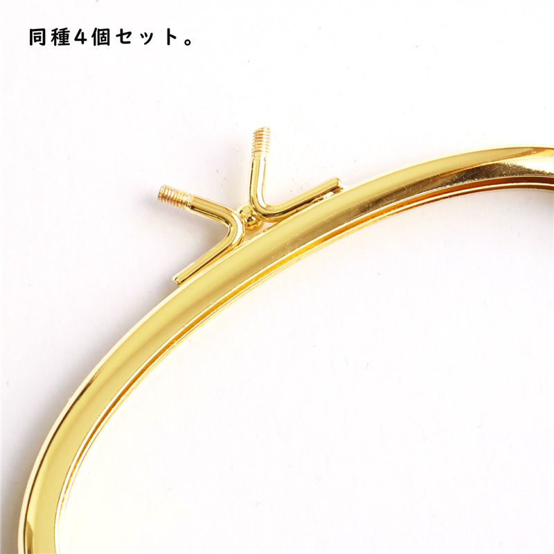 日本紐釦貿易 つけかえねじ口金 4個入り くし型 TYK3-G-4 (ご注文単位1束)【直送品】