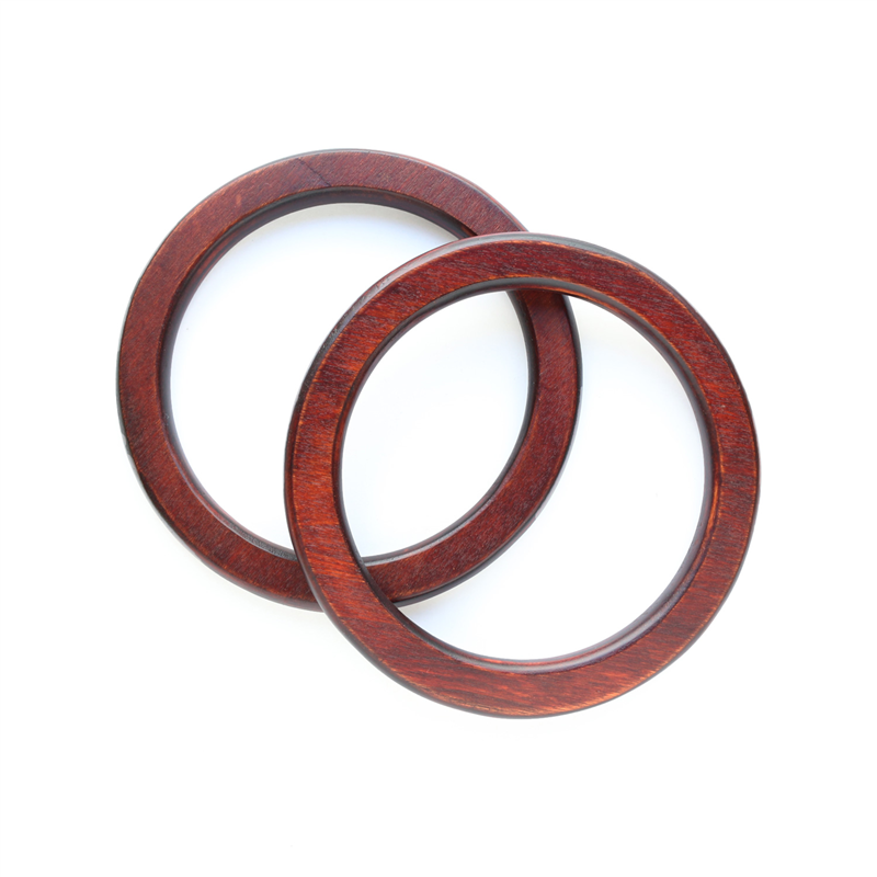 日本紐釦貿易 木製ハンドル 丸型 TYH11351-BR （ご注文単位1組）【直送品】