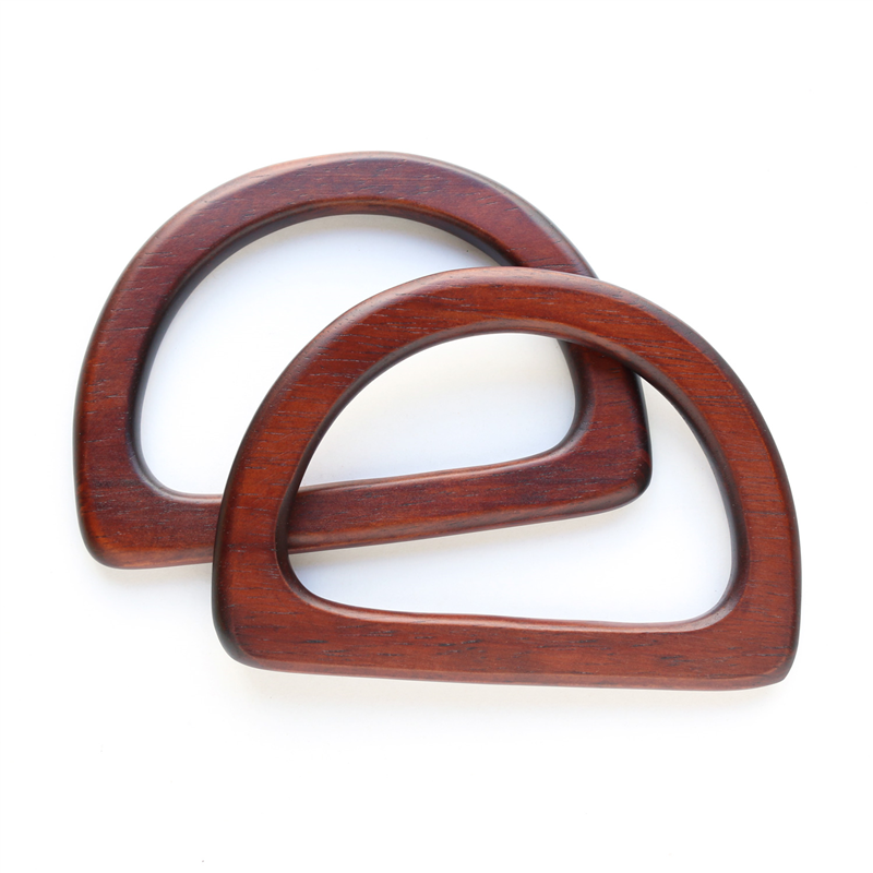 日本紐釦貿易 高級木製ハンドル Ｄ型 TYH102-BR （ご注文単位1組）【直送品】