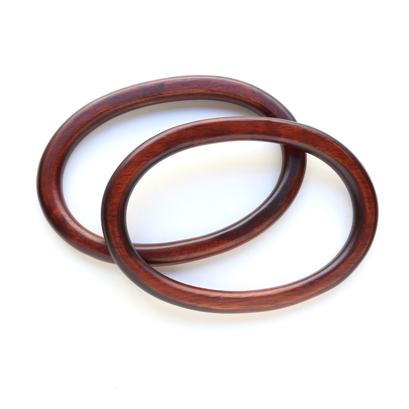 日本紐釦貿易 木製ハンドル 楕円型 TYH1134-BR （ご注文単位1組）【直送品】