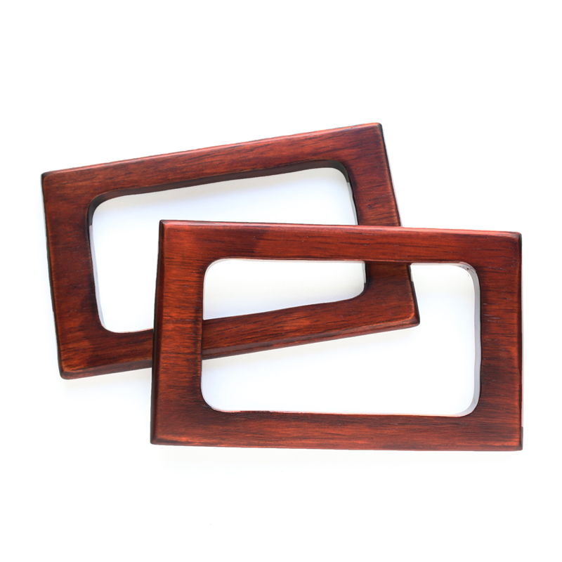 日本紐釦貿易 木製ハンドル 角型 TYH1137-BR （ご注文単位1組）【直送品】