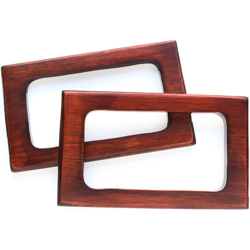 日本紐釦貿易 木製ハンドル 角型 TYH1137-BR (ご注文単位1組)【直送品】