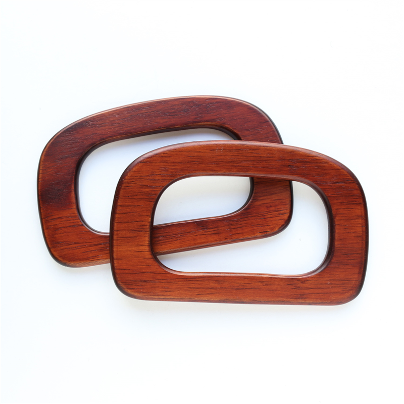 日本紐釦貿易 木製ハンドル 平角型 TYH706-BR （ご注文単位1組）【直送品】