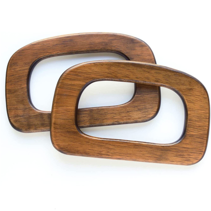 日本紐釦貿易 木製ハンドル 平角型 TYH706-AT (ご注文単位1組)【直送品】