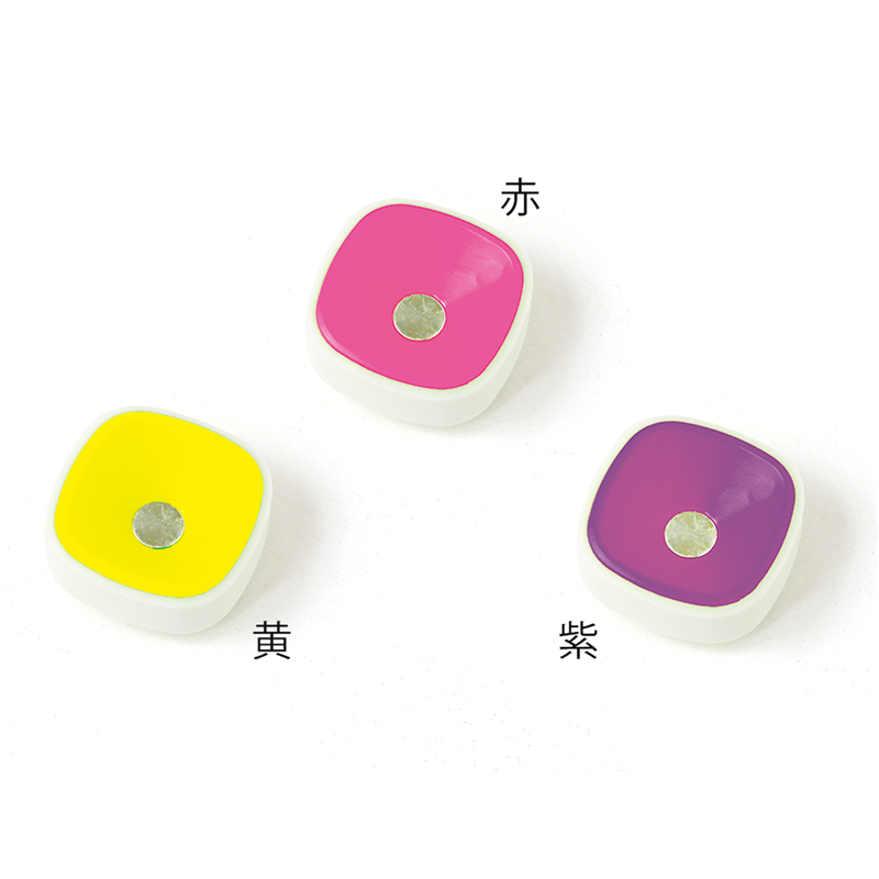 日本紐釦貿易 マグネットアームピンキーパー イエロー NI-04424 (ご注文単位1個)【直送品】