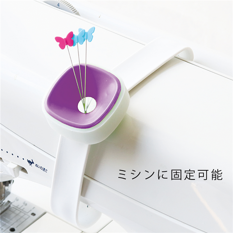 日本紐釦貿易 マグネットアームピンキーパー イエロー NI-04424 (ご注文単位1個)【直送品】