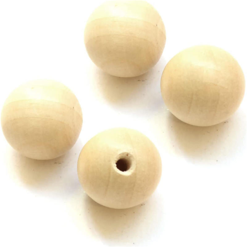 日本紐釦貿易 からふる木玉 ホワイト 8個 TYM1-W （ご注文単位1束）【直送品】