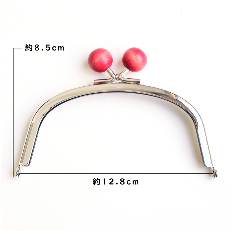 日本紐釦貿易 からふる木玉口金 くし型 ピンク TYK3S-P (ご注文単位1個)【直送品】