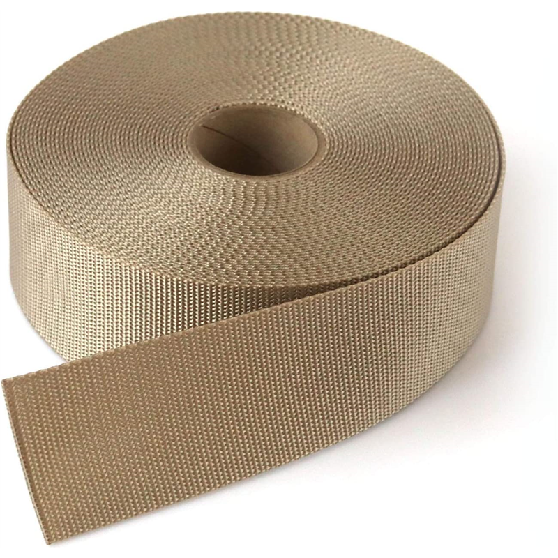 日本紐釦貿易 AMIE BAND アミーバンド ナイロン製 巾38mm×10m サンドベージュ AMT38-101 (ご注文単位1巻)【直送品】