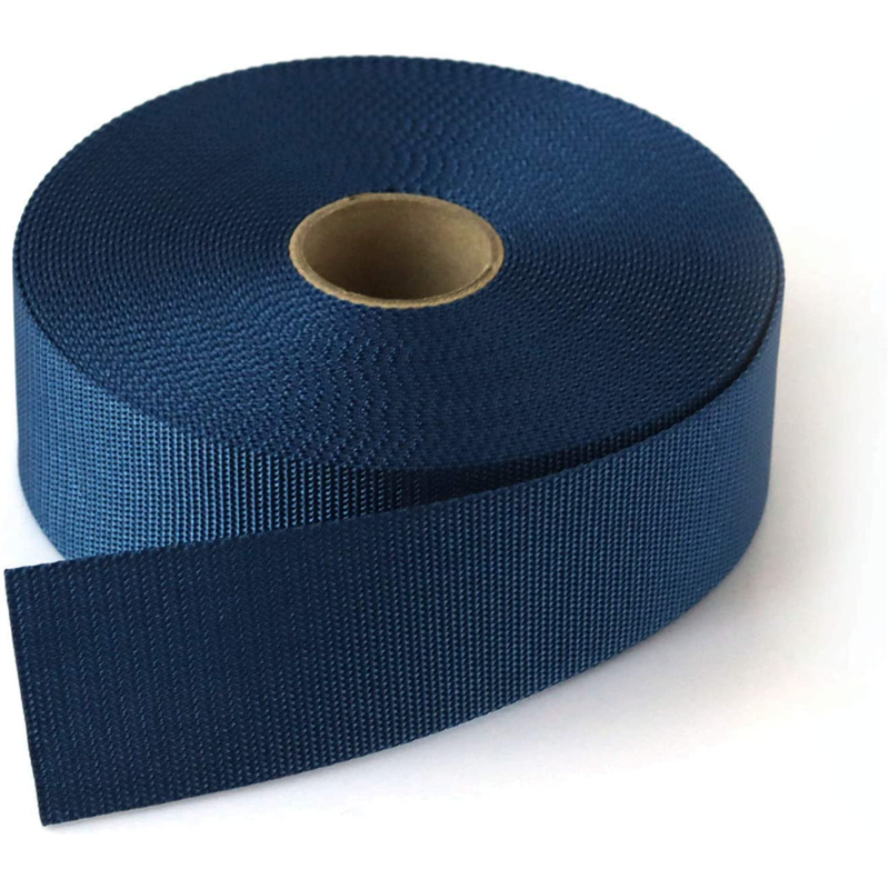 日本紐釦貿易 AMIE BAND アミーバンド ナイロン製 巾38mm×10m アイアンブルー AMT38-105 （ご注文単位1巻）【直送品】