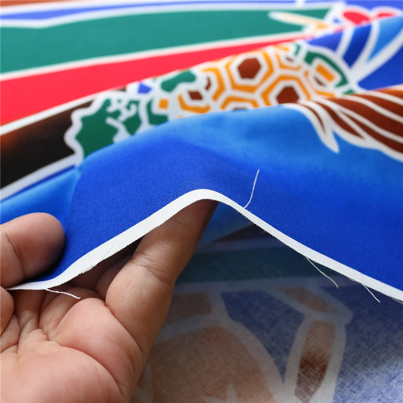 日本紐釦貿易 コスモテキスタイル 大漁旗 プリント生地 91.5cm×100cm 青 AP85801-3 (ご注文単位1枚)【直送品】