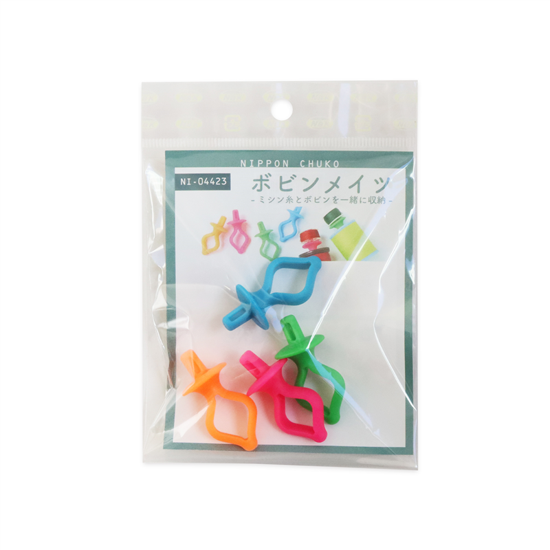 日本紐釦貿易 ボビンメイツ 20個入 マルチカラー NI-04423-5 (ご注文単位1セット)【直送品】