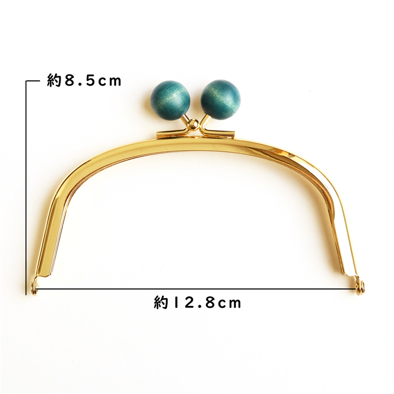 日本紐釦貿易 からふる木玉口金 G くし型 コバルトブルー TYK3G-CB (ご注文単位1個)【直送品】