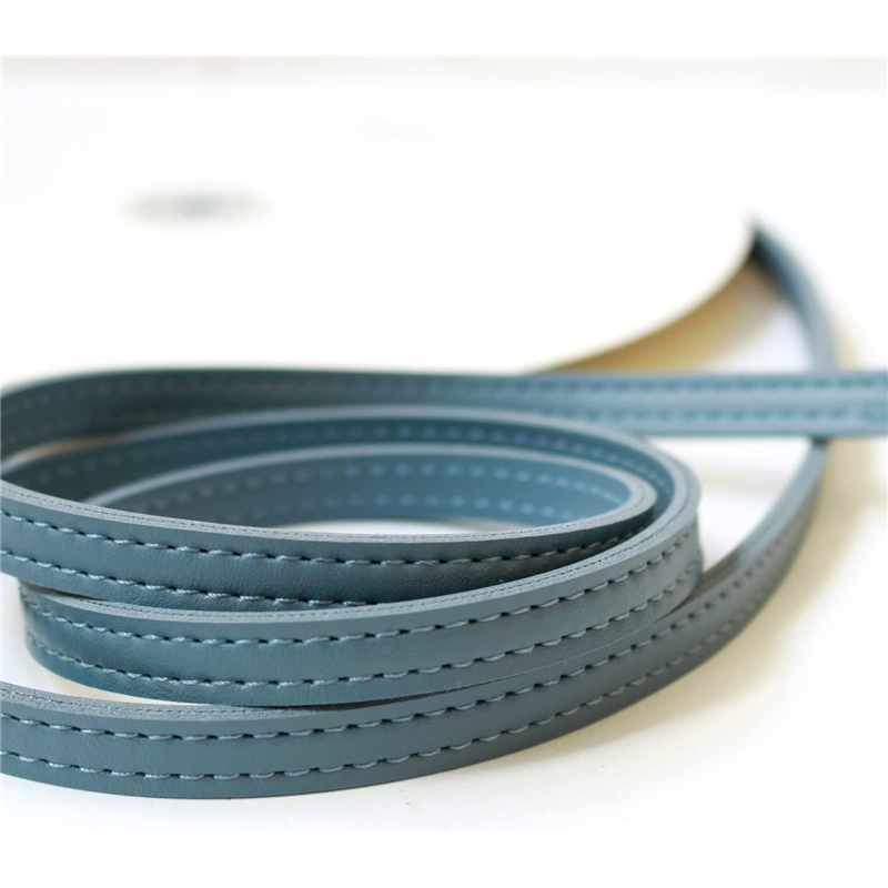日本紐釦貿易 合皮スムーステープ ブルー 幅約10mm 9m巻 PLT1010-BL （ご注文単位1巻）【直送品】