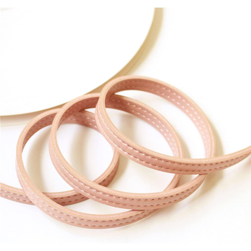 日本紐釦貿易 合皮スムーステープ ピンク 幅約10mm 9m巻 PLT1010-P （ご注文単位1巻）【直送品】