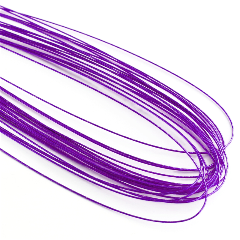 日本紐釦貿易 カラーワイヤー #24 長さ72cm 紫 約20本入 MAF-24-8 (ご注文単位1束)【直送品】