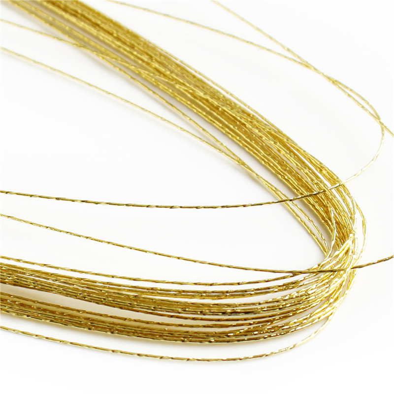 日本紐釦貿易 カラーワイヤー #28 長さ72cm ゴールド 約20本入 MAF-28-2 （ご注文単位1束）【直送品】