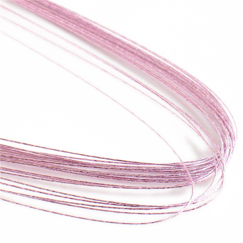 日本紐釦貿易 カラーワイヤー #28 長さ72cm ピンク 約20本入 MAF-28-3 （ご注文単位1束）【直送品】