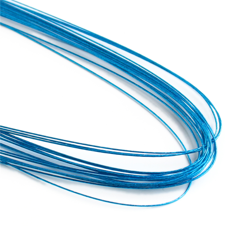 日本紐釦貿易 カラーワイヤー #28 長さ72cm 青 約20本入 MAF-28-6 (ご注文単位1束)【直送品】