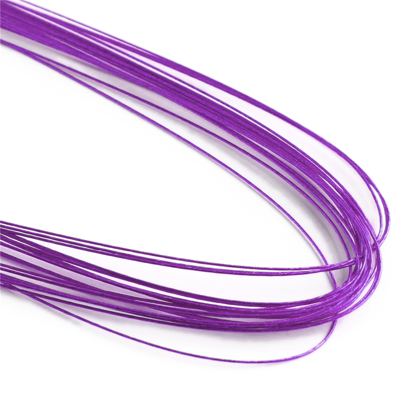 日本紐釦貿易 カラーワイヤー #28 長さ72cm 紫 約20本入 MAF-28-8 (ご注文単位1束)【直送品】