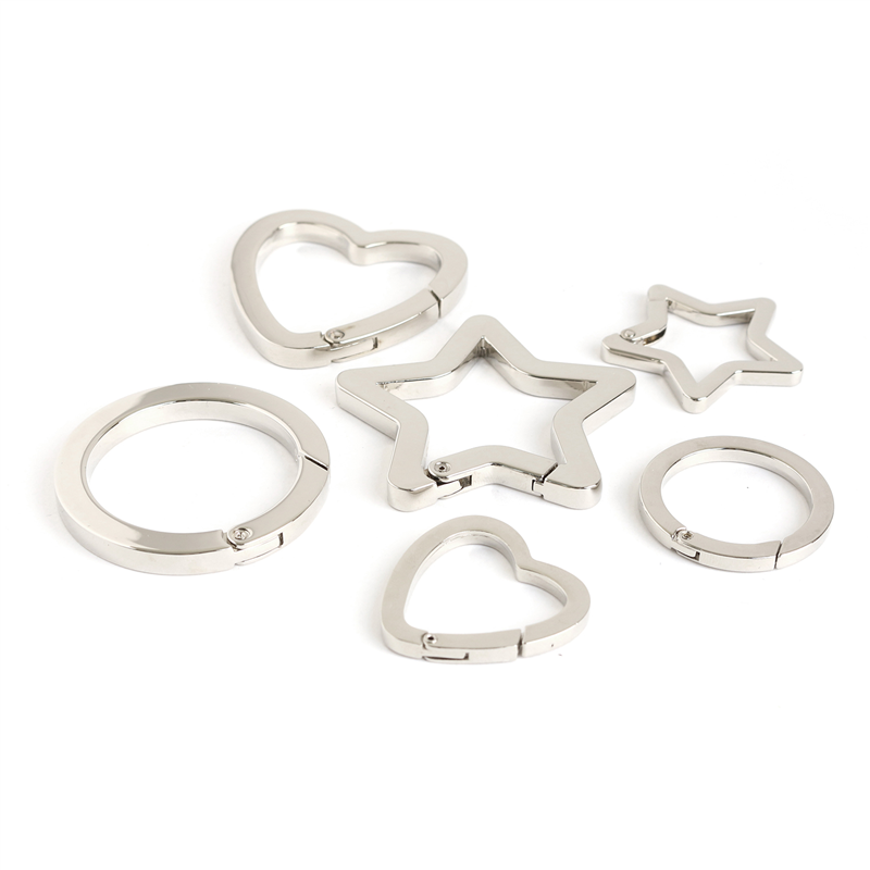 日本紐釦貿易 平角キャストカラビナ φ34mm シルバー CK1-35-S （ご注文単位1個）【直送品】