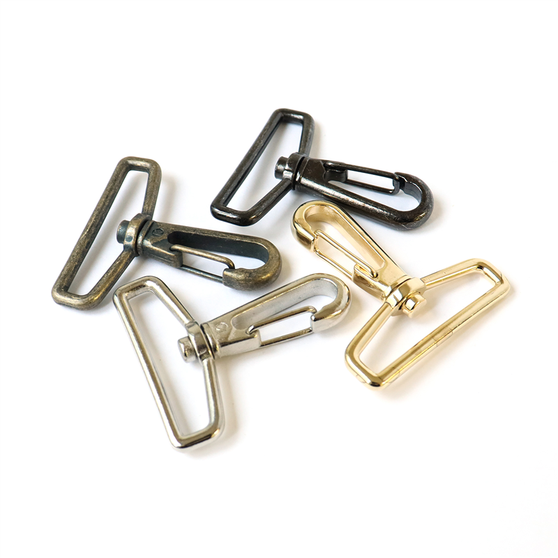 日本紐釦貿易 バッグ用ナスカン 40mm 2個入 ブラックニッケル S27-612-BN-2P (ご注文単位1束)【直送品】