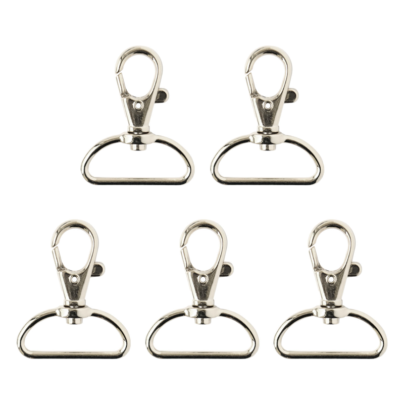 日本紐釦貿易 バッグ用ナスカン 30mm 10個入 シルバー S27-605-S (ご注文単位1束)【直送品】