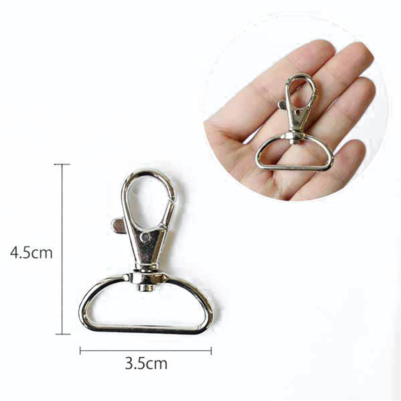 日本紐釦貿易 バッグ用ナスカン 30mm 10個入 シルバー S27-605-S (ご注文単位1束)【直送品】